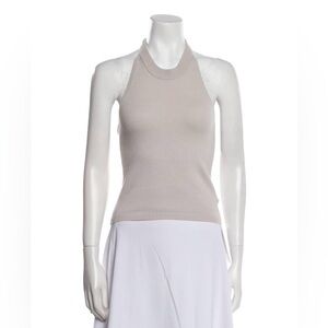 NakedCashmere Soft Cream Halter top